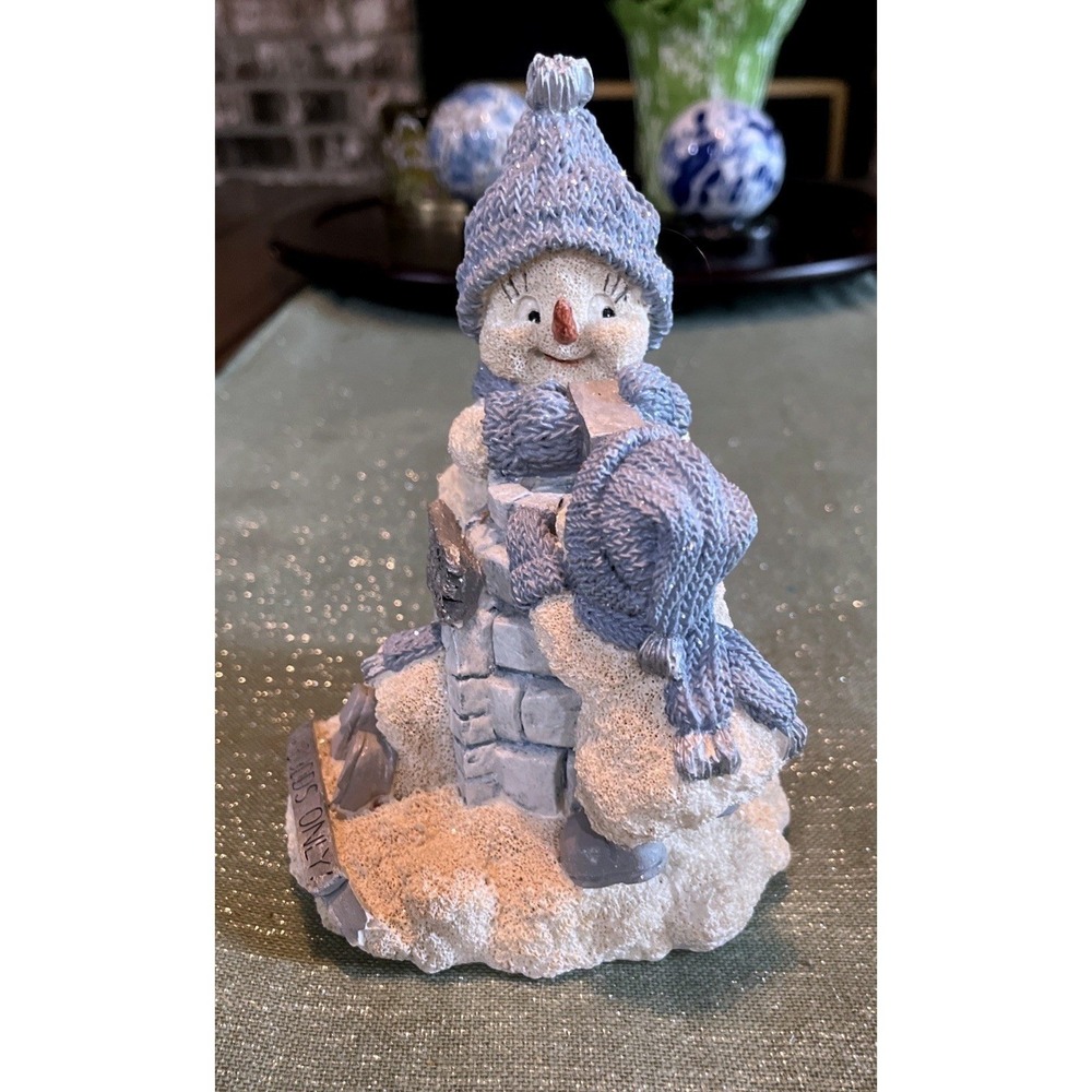 Snow Buddies SNOW BUDDS ONLY Figurine Snowmen Winter Christmas 1999 Unboxed